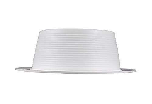 NICOR Lighting NICOR Lighting 6 inch White Recessed Baffle Trim, Fits 6 inch Housings (17510)