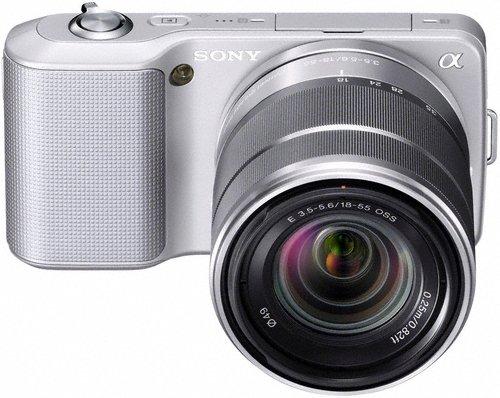Sony Sony Alpha NEX-3 Interchangeable Lens Digital Camera w/18-55mm Lens (Silver)- 14.2 Mpix