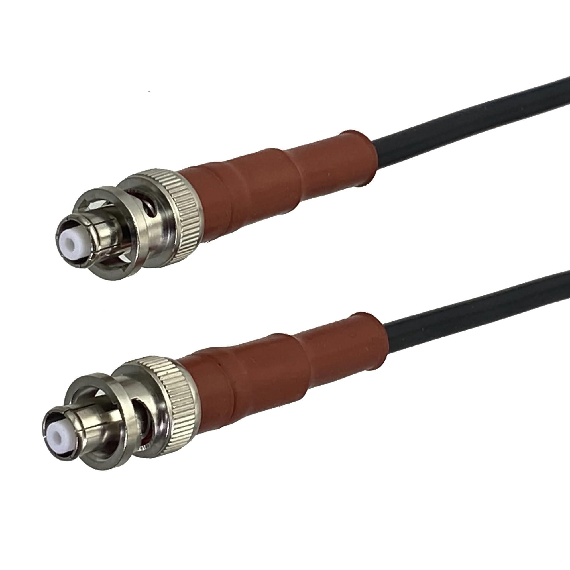 ZGYDNM ZGYDNM 1Pcs RG58 SHV 5000V 5KV RP-BNC Male Jack to RPBNC Male Jack High Voltage Connector RF Coaxial Jumper Pigtail Cable 12inch~10M (Color : 6FT)