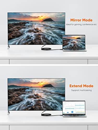 CableCreation CableCreation Displayport to VGA Cable 6FT, Displayport to VGA Adapter Gold Plated 1080P@60Hz, Standard DP Male to VGA Male Cable, Compatible with Laptop, PC, TV, Projector, Black