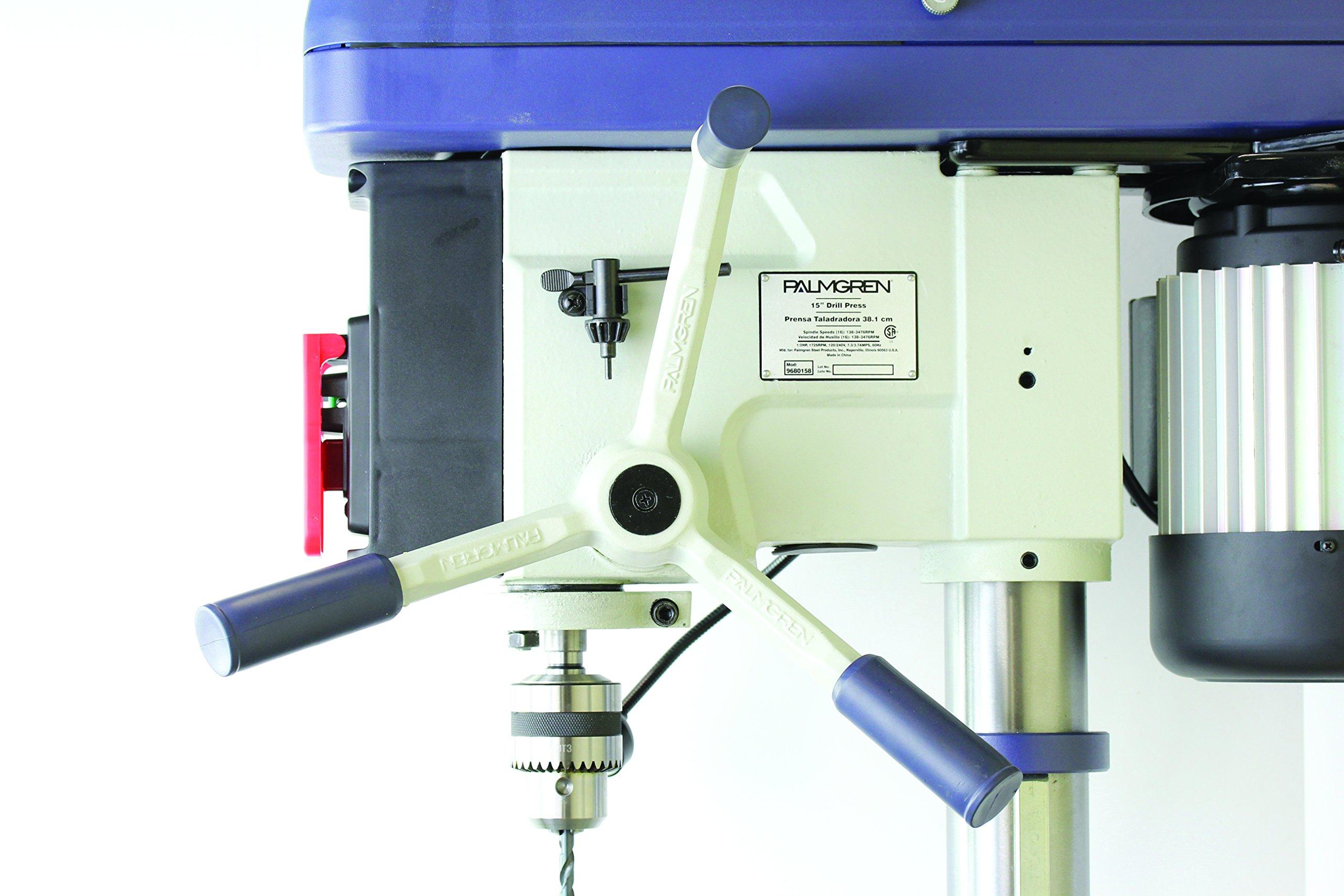 Palmgren 15\" 16- Speed Floor Step Pulley Drill Press