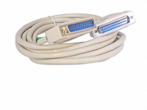 Your Cable Store Your Cable Store 10 Foot DB25 25 Pin Serial Port Cable Male/Male RS232