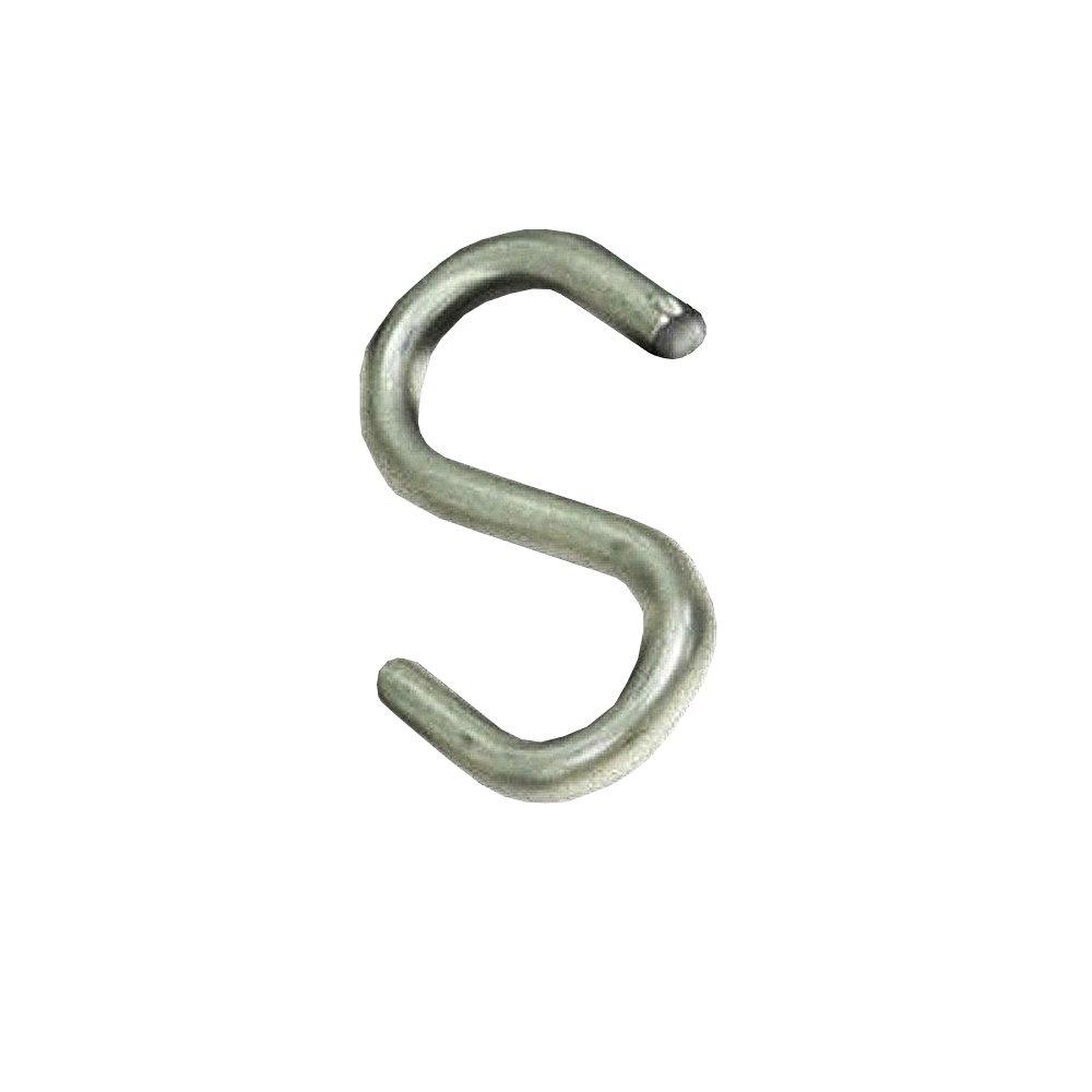 Azar Displays Azar Displays 700023 0.5\" W x 1.25\" H Metal S-Hook (20 Pack)