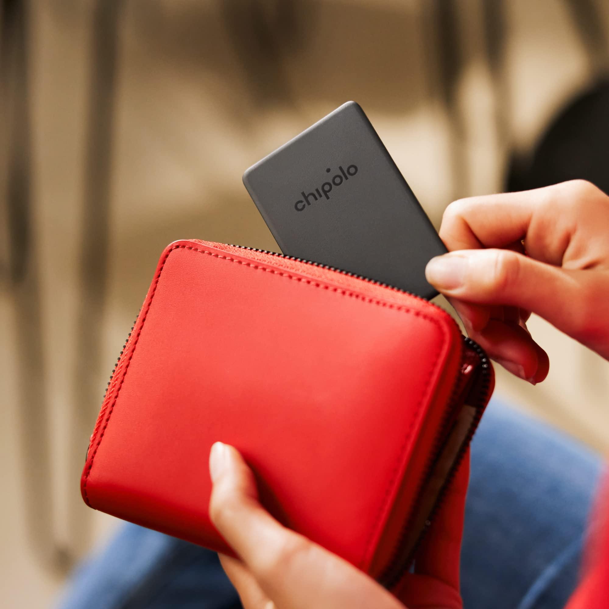 Chipolo Chipolo Card Spot - Wallet Tracker, Bluetooth Finder for Wallet, Passports - Works with The Apple Find My app (iOS ONLY)