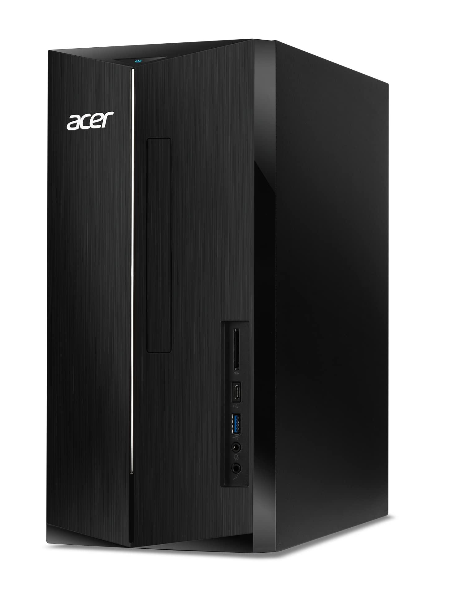 acer Acer Aspire TC-1780-UA93 Desktop | 13th Gen Intel Core i5-13400 10-Core Processor | 16GB 3200MHz DDR4 | 1TB M.2 2280 PCIe Gen 4 SSD | SD Card Reader | Intel Wi-Fi 6E AX211 | Windows 11 Home,Black