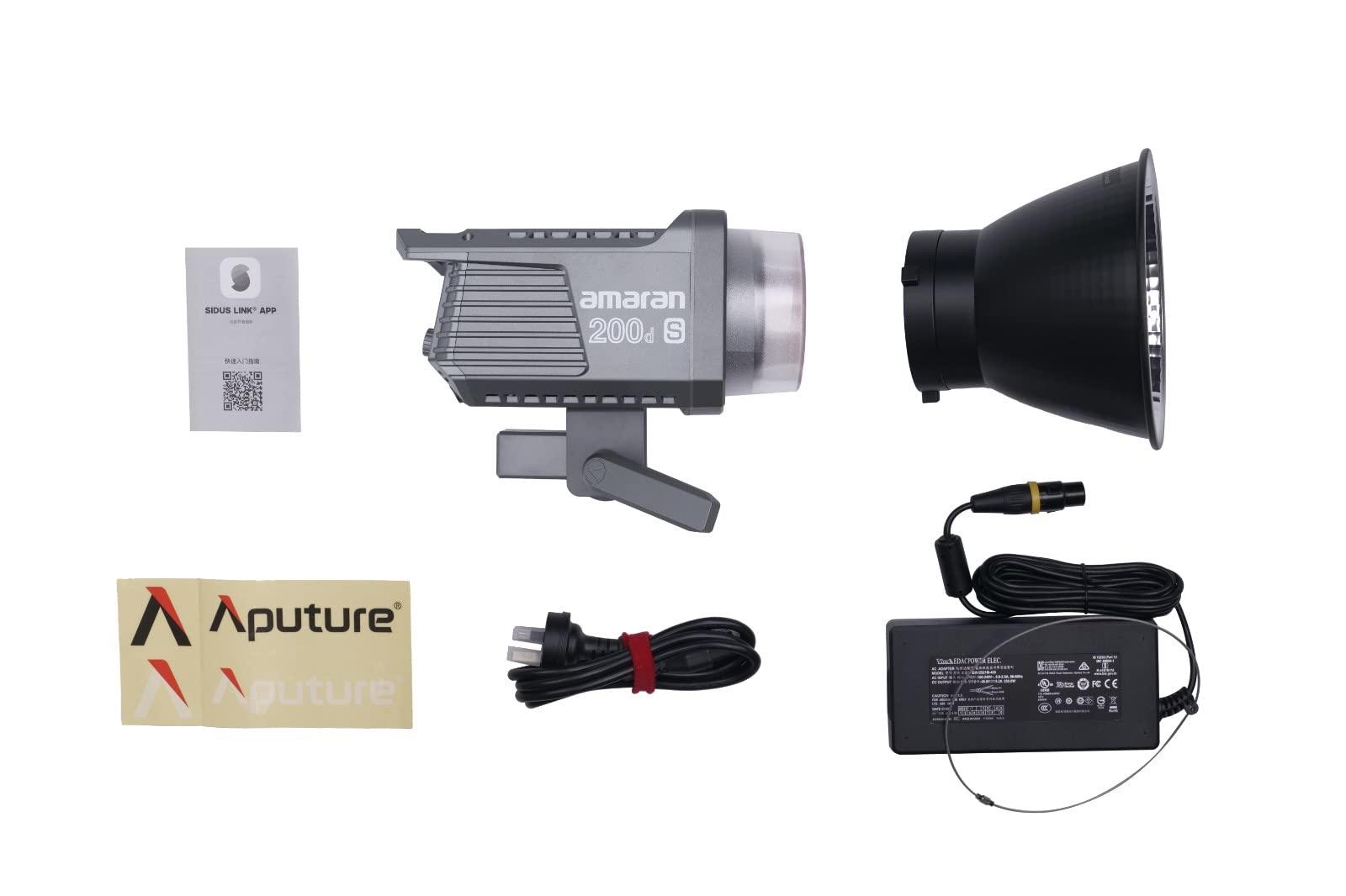 Aputure Aputure Amaran 200d S with Light Dome SE Softbox and 2.8m Light Stand Kit, 200W 5600K Daylight Bowens Mount Led Video Light App Control for Photography