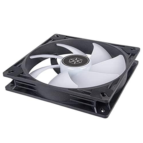 SilverStone Technology SilverStone Technology Vista 140 ARGB Performance Enhanced 140mm PWM Fan with Addressable RGB (ARGB), SST-VS140B-ARGB