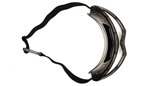 Pyramex Safety Pyramex Capstone Gray Direct/Indirect Goggle With Clear Anti-Fog Dual Lens