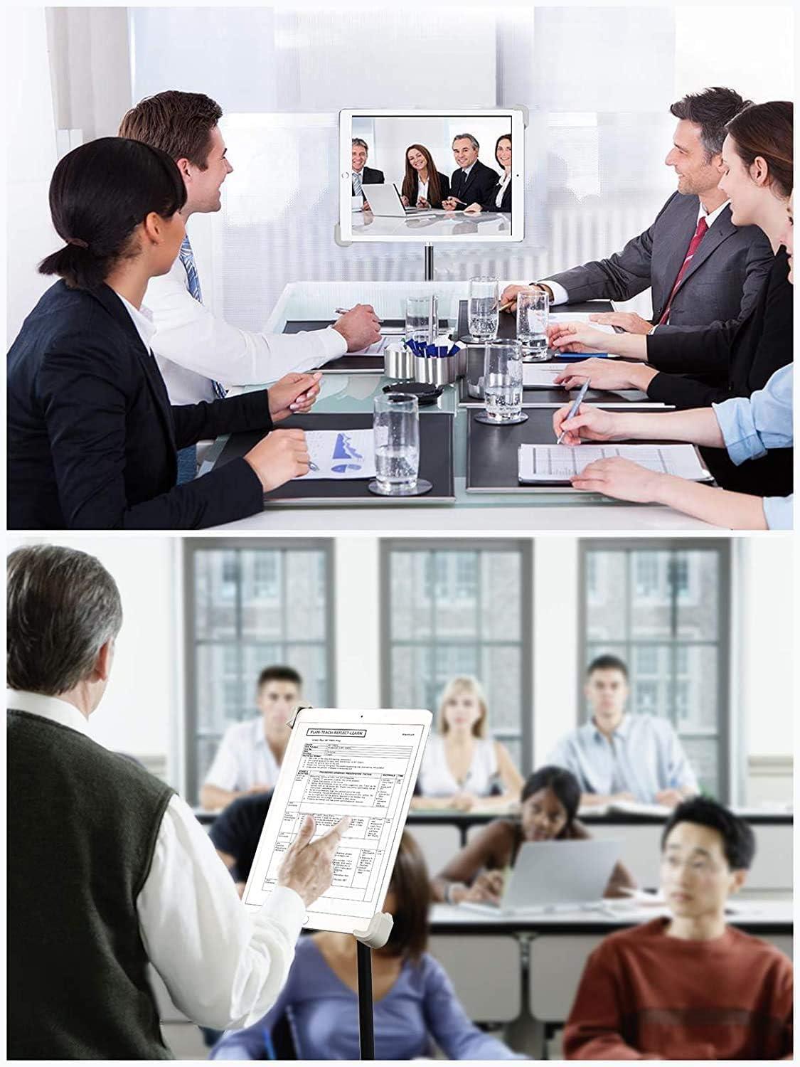 elitehood elitehood Ipad Tripod Stand, 65 Inch Height Adjustable iPad Stand Holder & iPad Floor Stand with 360 Rotating Floor Tablet Tripod Stand for iPad Pro 12.9 11, iPad Air, and All 9.5-14.5 Inch Tablets