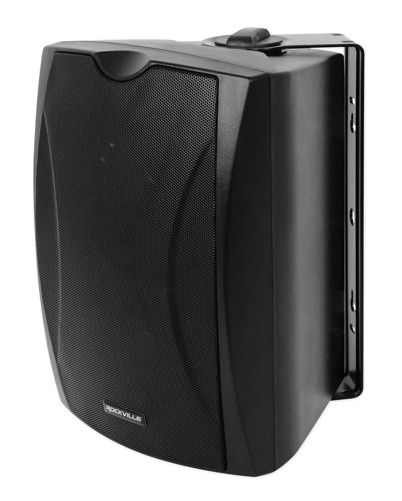 Rockville Rockville (4) WET-6B 70V 6.5" IP55 Commercial Indoor/Outdoor Wall Speaker - Black