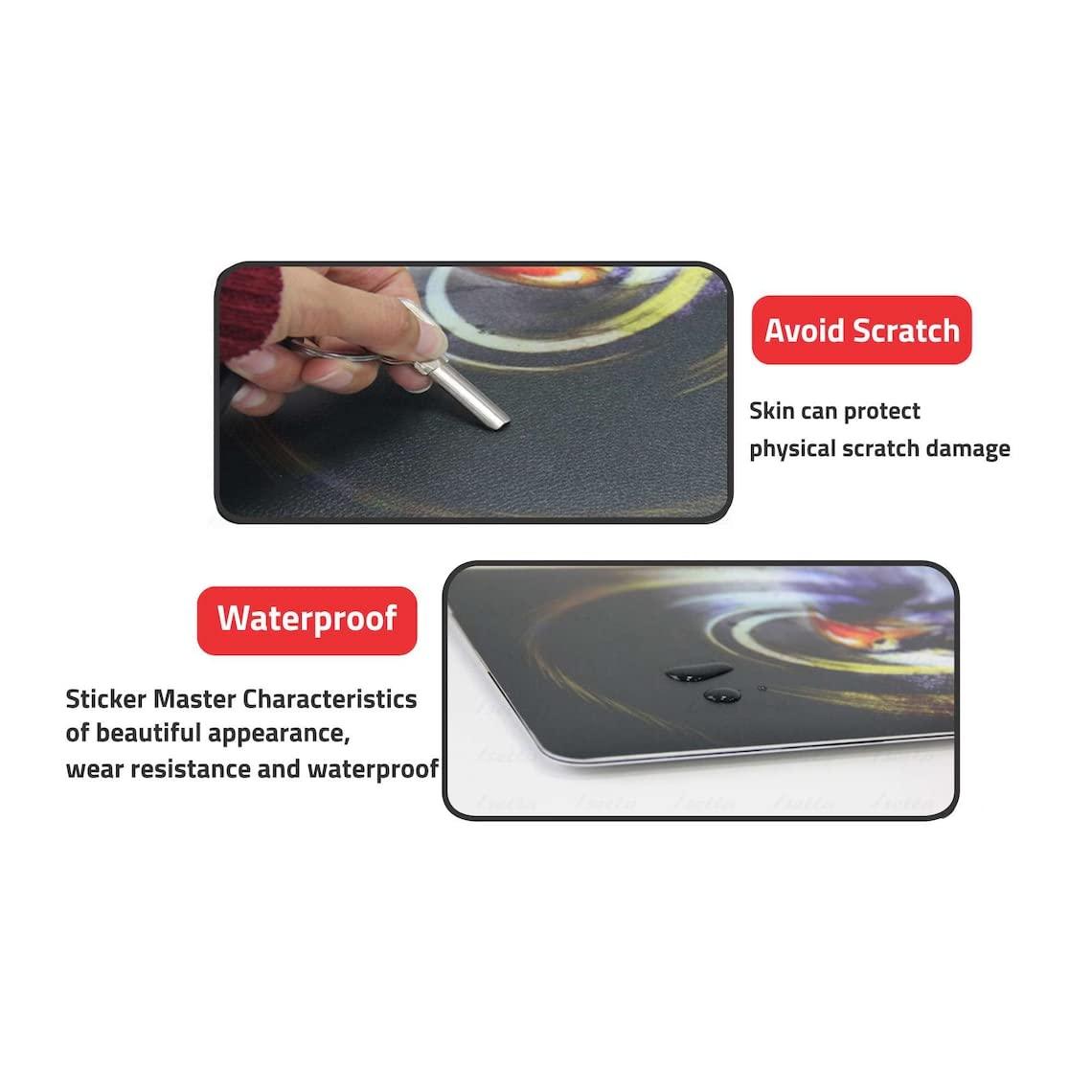 Sticker Master Sticker Master Stylish Set Yellow Laptop Vinyl Sticker Skin Cover 13 14 15 Inch Notebook Decal for MacBook Asus Acer Hp Lenovo Huawei Dell Ms Toshiba 19 inch (40.5x27 cm)