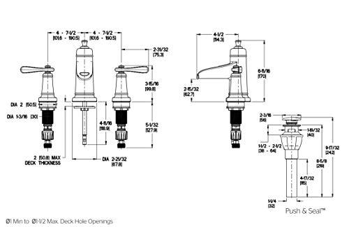 Pfister Pfister LF-049-YW2K LF049YW2K Ashfield 2-Handle 8" Widespread Bathroom Faucet in Brushed Nickel