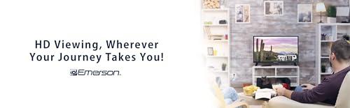 Emerson Emerson ETD-2450 24\" Class LED HDTV with Built-in DVD Player, 720p HD, HDMI/USB Inputs, Digital Tuner, Slim Design, Wall Mountable, Energy Efficient, and Parental Control Features