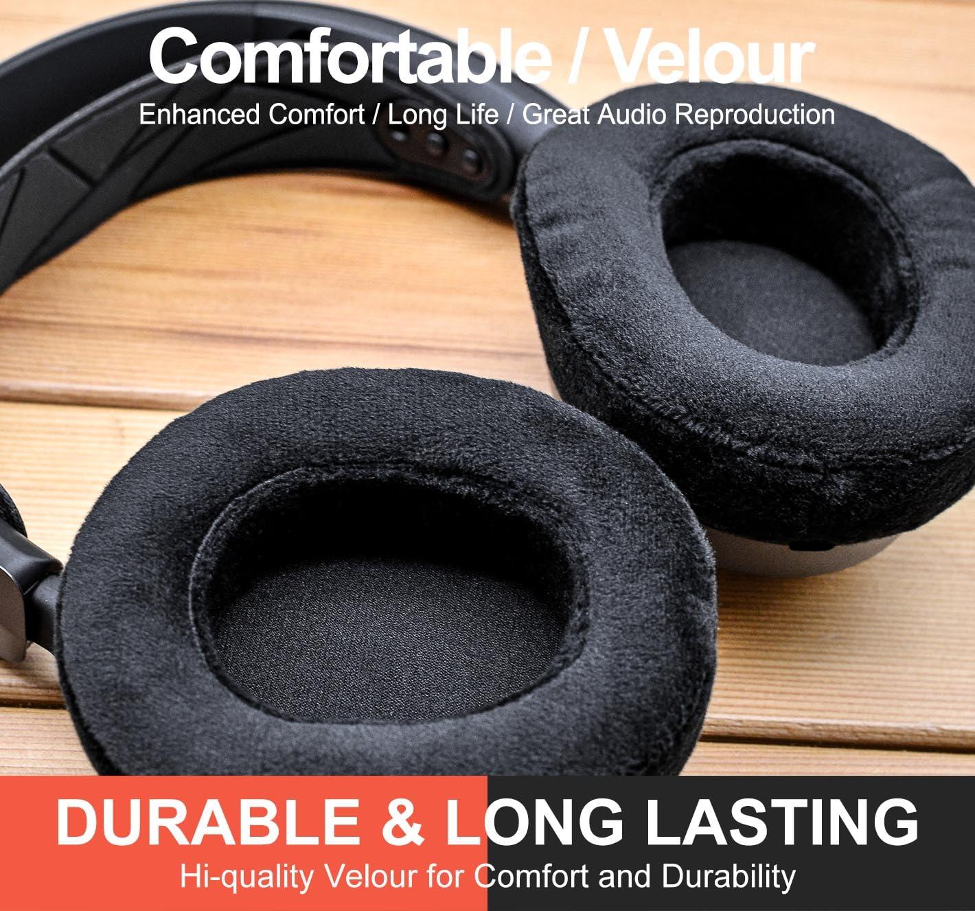 LTYIVABHTTW Nova Pro Wireless Replacement Ear Pads - Compatible with Steelseries Arctis Nova Pro Wireless by LTYIVABHTTW I Improved Durability & Sound (Soft Velour)