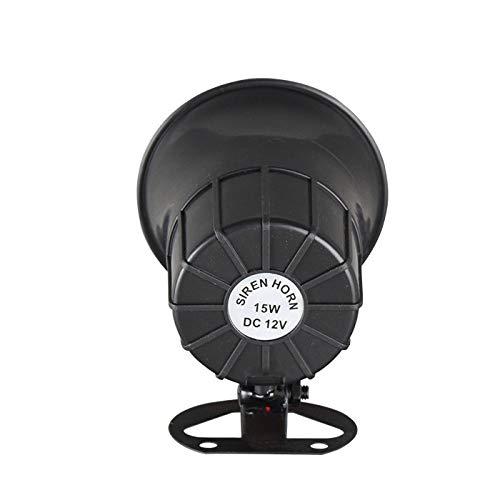 Tokatuker Tokatuker Wired Alarm Siren Horn 15W DC 6 to 12V Security Siren with Bracket for Home Security Alarm System