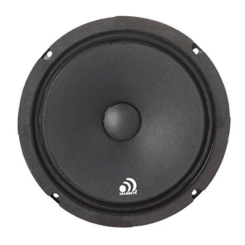 Massive Audio Massive Audio M8C - 8 Inch, 300 Watts, Pro Audio Midrange Closed Back Speaker for Cars, Stage and DJ Applications. Sold Individually.