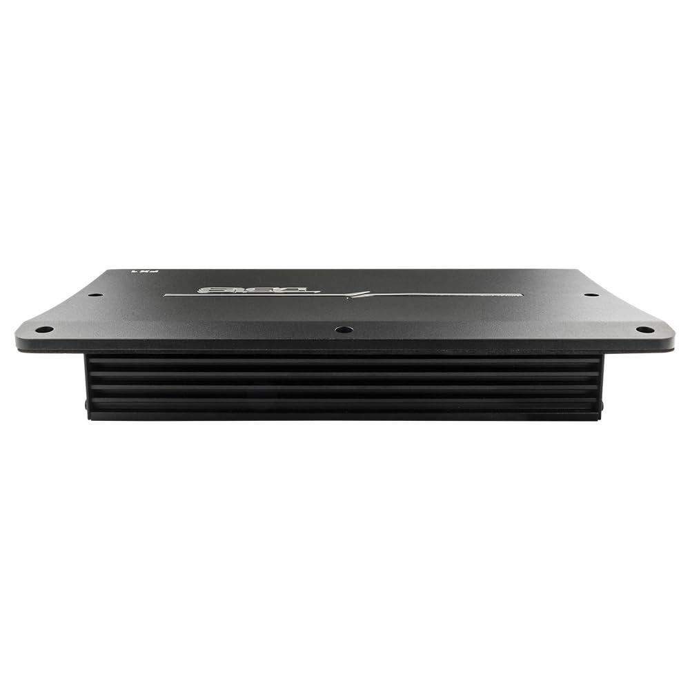 DS18 DS18 FX1 Monoblock Class D Amplifier with Flush/Surface Mount with RGB Dream LED Lights - Versatile Installation Options - Remote Subwoofer Level Control - 1 Channel Subwoofer Monoblock Amp 2700W Peak