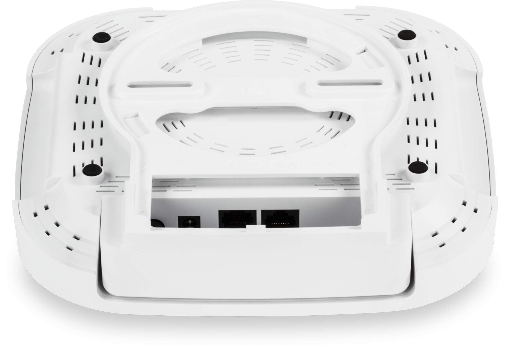 TRENDnet TRENDnet AC2200 Tri-Band PoE+ Indoor Wireless Access Point, 867Mbps WiFi AC + 400Mbps WiFi N Bands, Wave 2 MUMIMO, Client Bridge, WDS, AP, WDS Bridge, WDS Station, Repeater Modes, White, TEW-826DAP