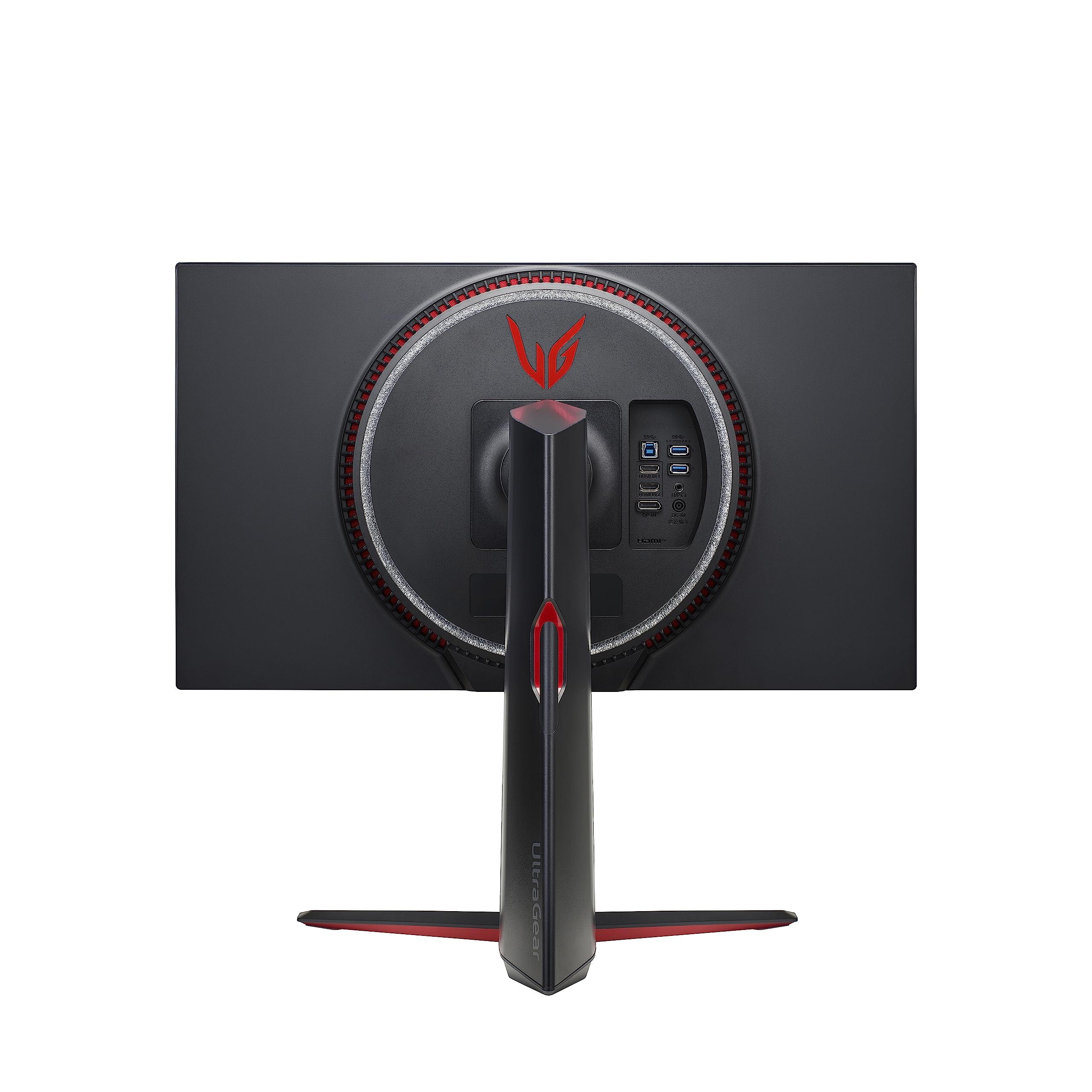 LG LG 27GP95R-B 27 Ultragear UHD (3840 x 2160) Nano IPS Gaming Monitor w/1ms Response Time & 144Hz Refresh Rate, NVIDIA G-SYNC Compatible & AMD FreeSync Pro, Adjustable Tilt, Height, Swivel & Pivot