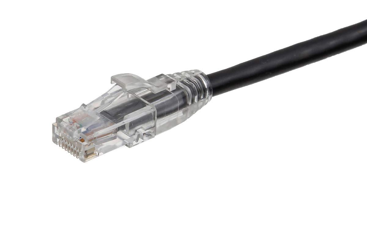 Axiom Axiom 6-Inch Cat6 550MHz Patch Cable Clear-Snagless Universal Boot (Black)