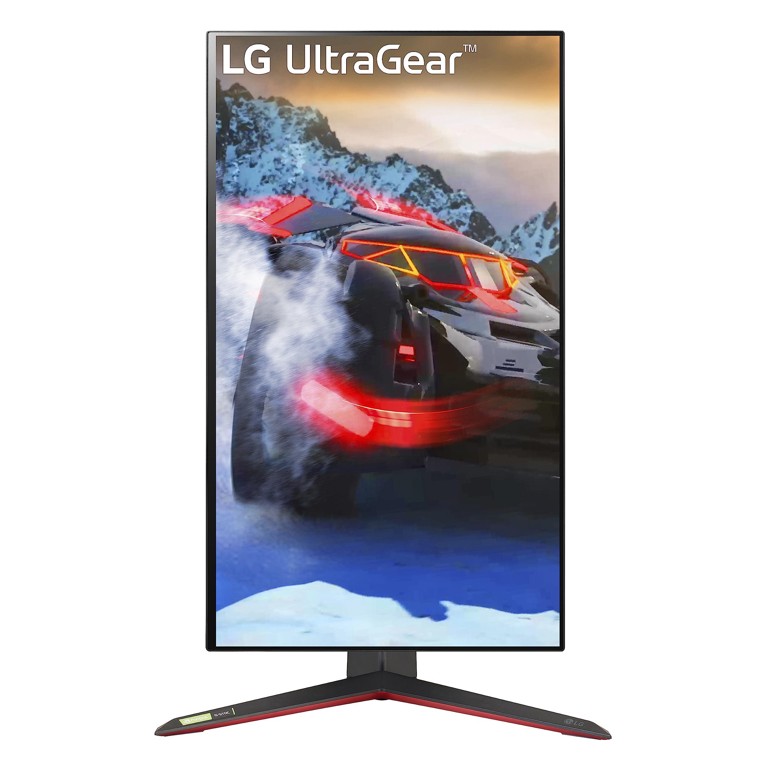 LG LG 27GP95R-B 27 Ultragear UHD (3840 x 2160) Nano IPS Gaming Monitor w/1ms Response Time & 144Hz Refresh Rate, NVIDIA G-SYNC Compatible & AMD FreeSync Pro, Adjustable Tilt, Height, Swivel & Pivot