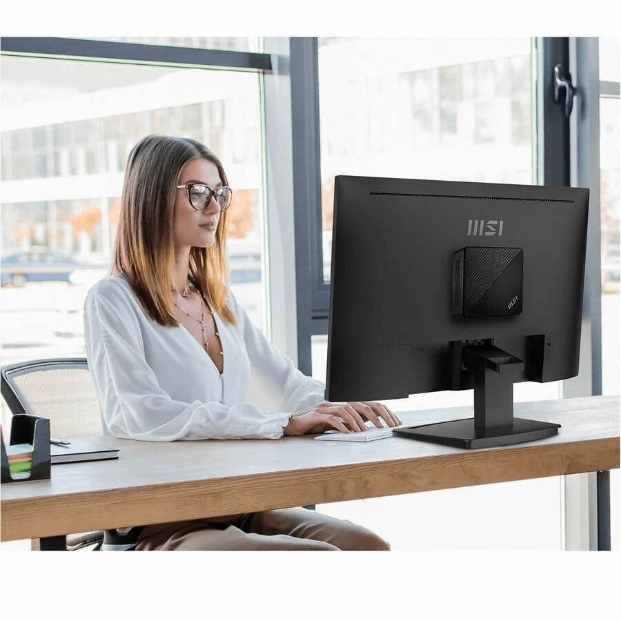 MSI MSI Cubi N ADL Barebone Mini PC: Intel Pentium N200, Intel UHD, WiFi, Dual Display, Type C: Black ADL S-054BUS