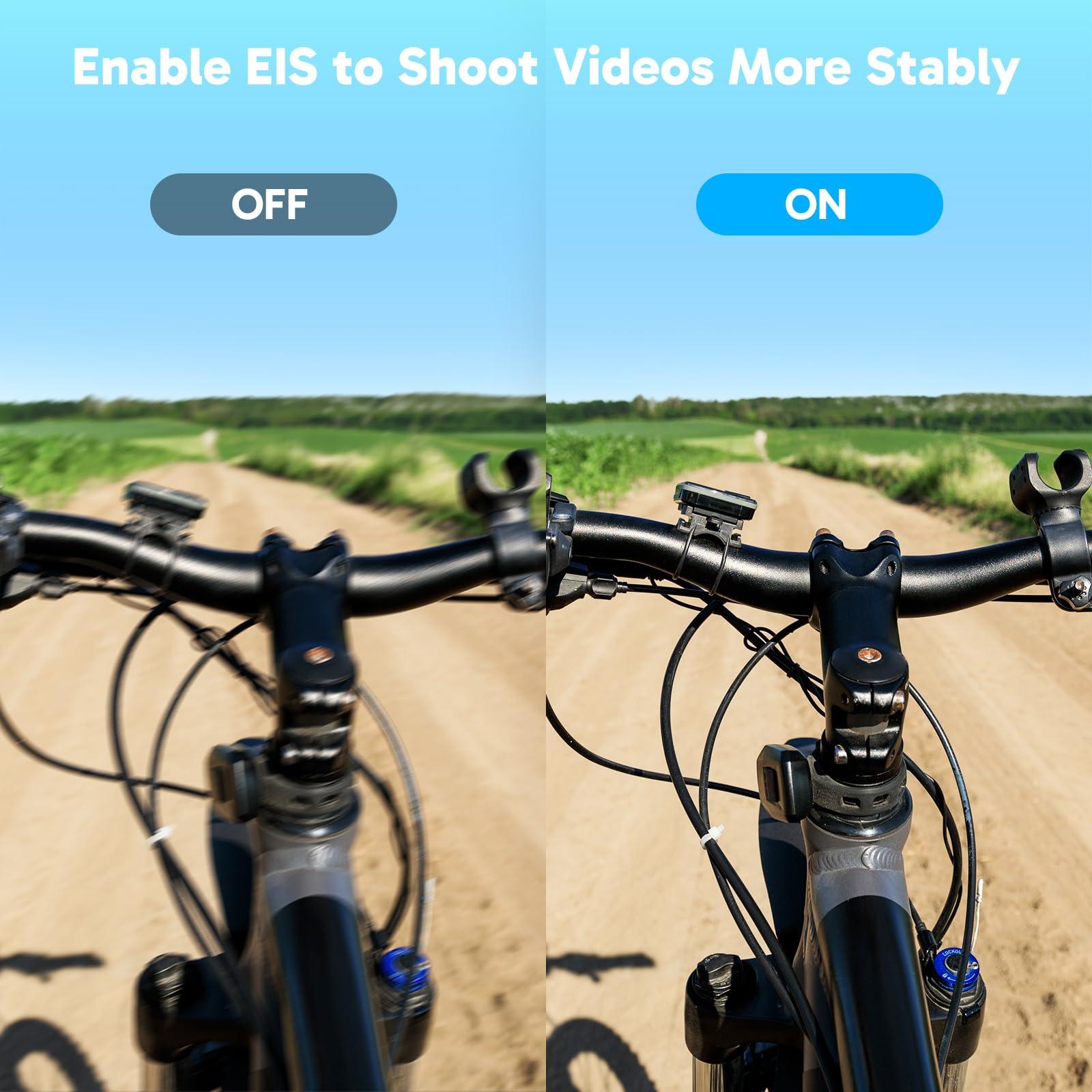 AKASO AKASO Brave 4 Action Camera with 64GB MicroSDXC Memory Card and 1.2M Selfie Stick and a Tripod Bundle