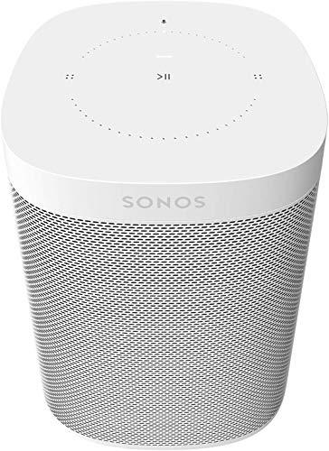 Sonos Sonos One (Gen 2) - Voice Controlled Smart Speaker with Amazon Alexa Built-In - White (Renewed)