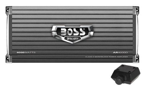 BOSS Audio Systems Boss AR4000D Armor 4000W Monoblock Class D Car Audio Amp + Remote (4 Pack)