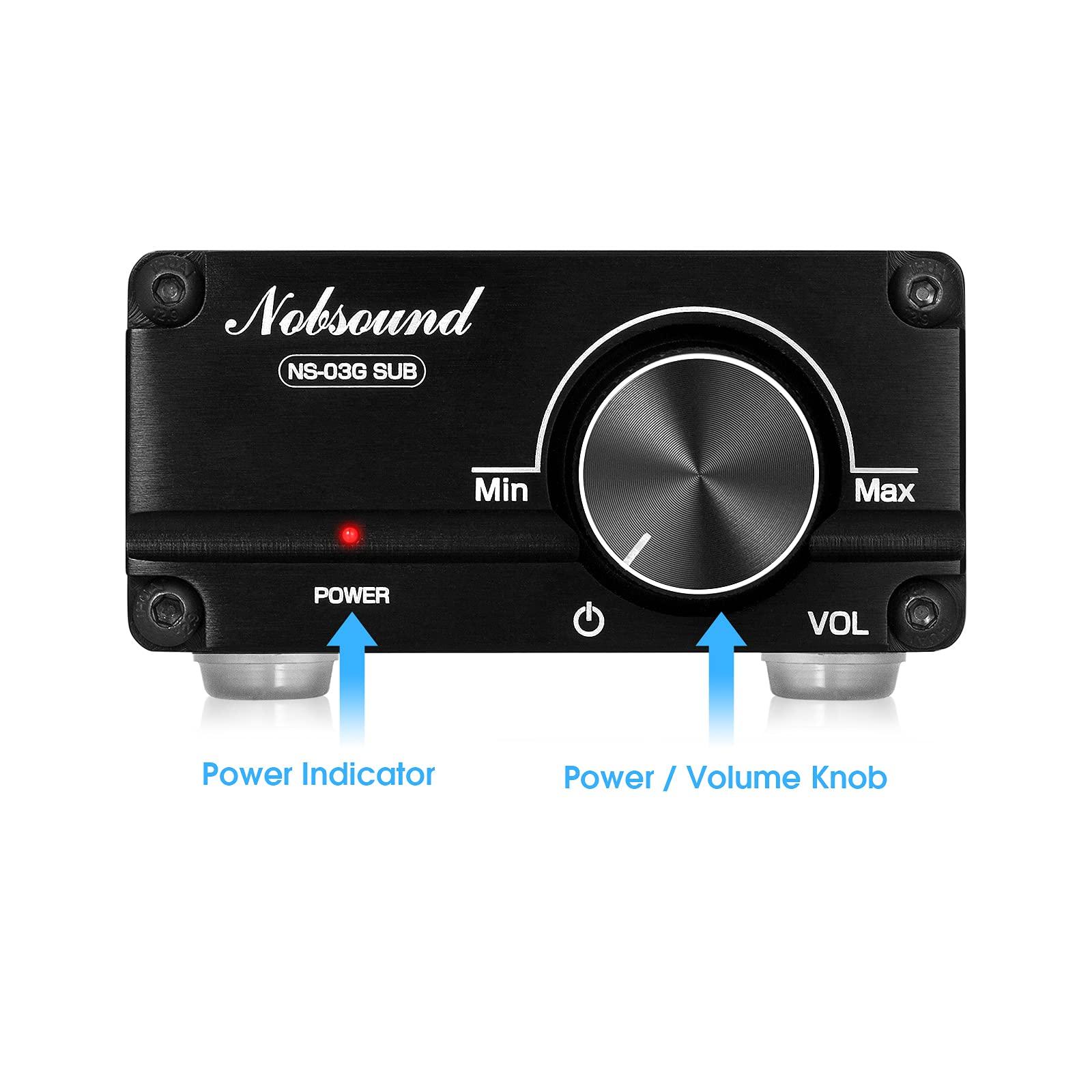Nobsound Nobsound 100W Subwoofer Digital Power Amplifier Audio Mini Amp (Black)
