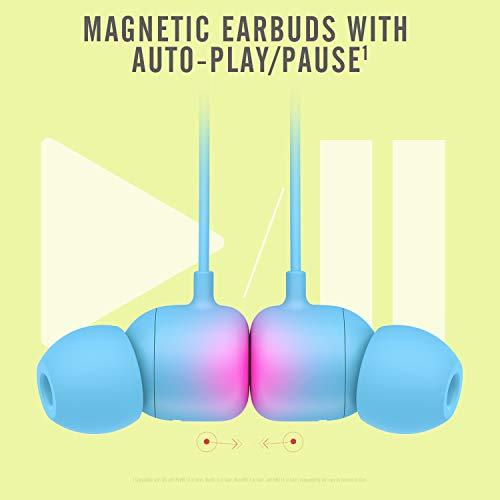 Beats Beats Flex Wireless Earbuds - Apple W1 Headphone Chip, Magnetic Earphones, Class 1 Bluetooth, 12 Hours of Listening Time, Built-in Microphone - Flame Blue