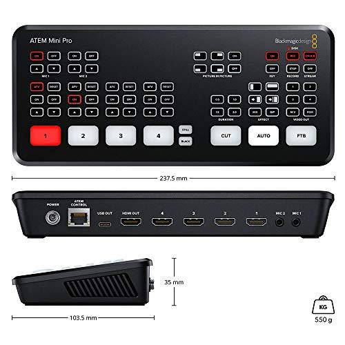Blackmagic Design Blackmagic Design ATEM Mini Pro HDMI Live Stream Switcher