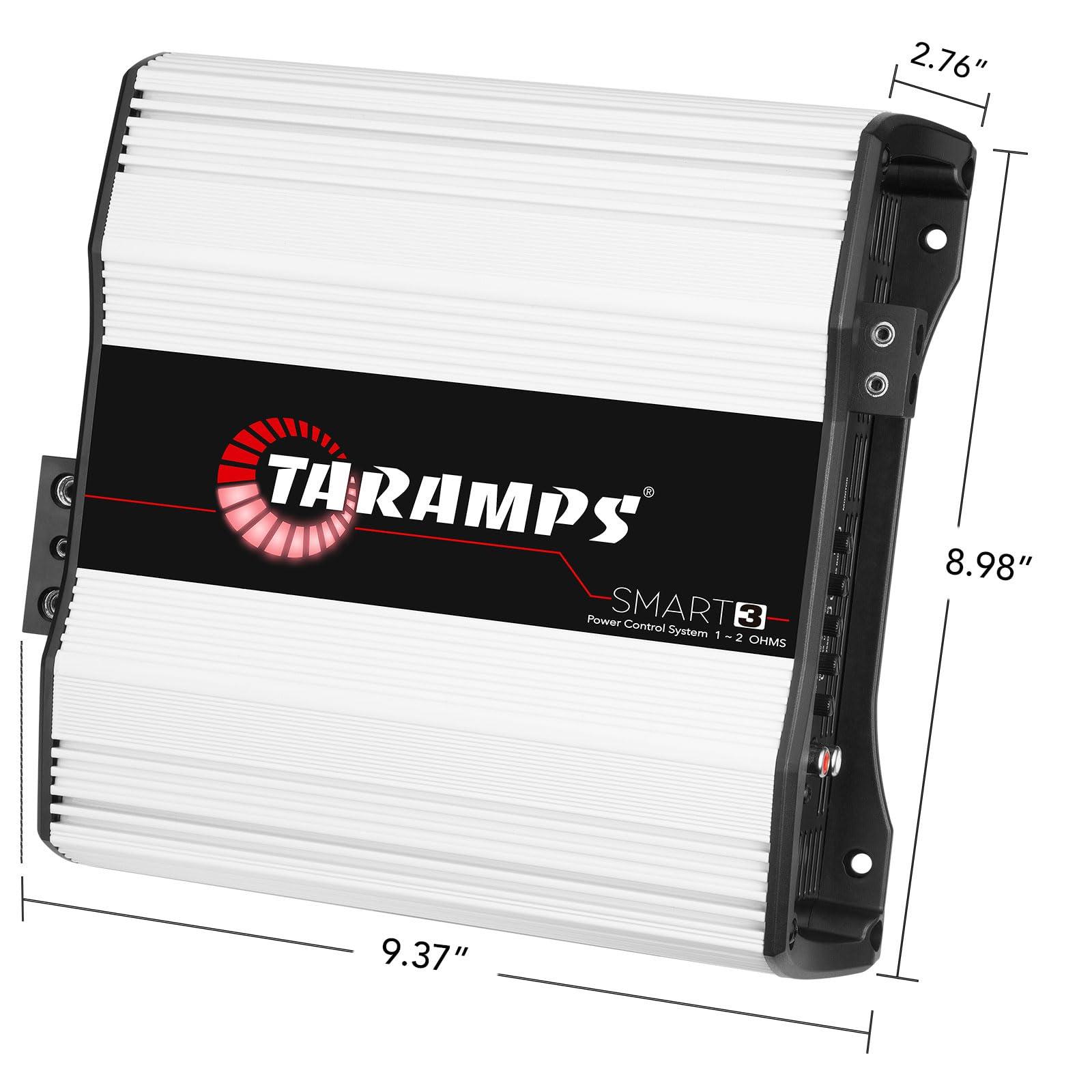 Taramp\'s Taramps Smart 3 Amplifier 1 to 2 Ohms 3000 Watts RMS, Multi Impedance, 1 Channel, High Performance, Class D, Monoblock, Great for Subwoofers, Smart 3k