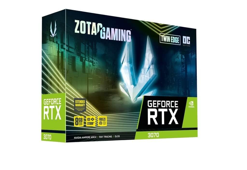 ZOTAC ZOTAC Gaming GeForce RTX 3070 Twin Edge OC LHR Dual Fan Graphics Card - 8GB