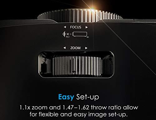 Optoma Optoma HD143X Affordable High Performance 1080p Home Theater Projector, 3000 Lumens, 3D Support, Long 12000 Lamp Life, for Indoor and Outdoor Movies, Built In Speaker