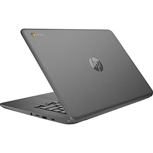 HP HP Chromebook 14-inch Laptop with 180-Degree Hinge, Touchscreen Display, AMD Dual-Core A4-9120 Processor, 4 GB SDRAM, 32 GB eMMC Storage, Chrome OS (14-db0060nr, Chalkboard Gray) (Renewed)