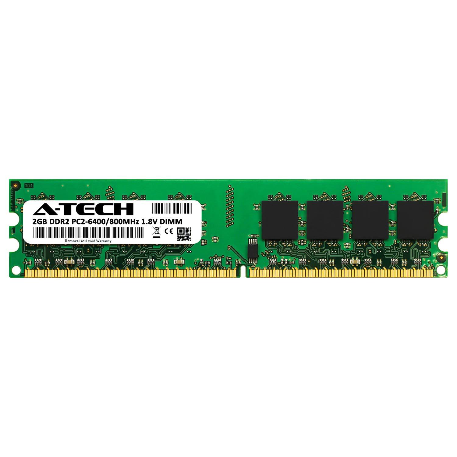 A-Tech A-Tech 2GB RAM Replacement for Kingston KPR6400/2GR | DDR2 800MHz PC2-6400 UDIMM Non-ECC 240-Pin DIMM Memory Module