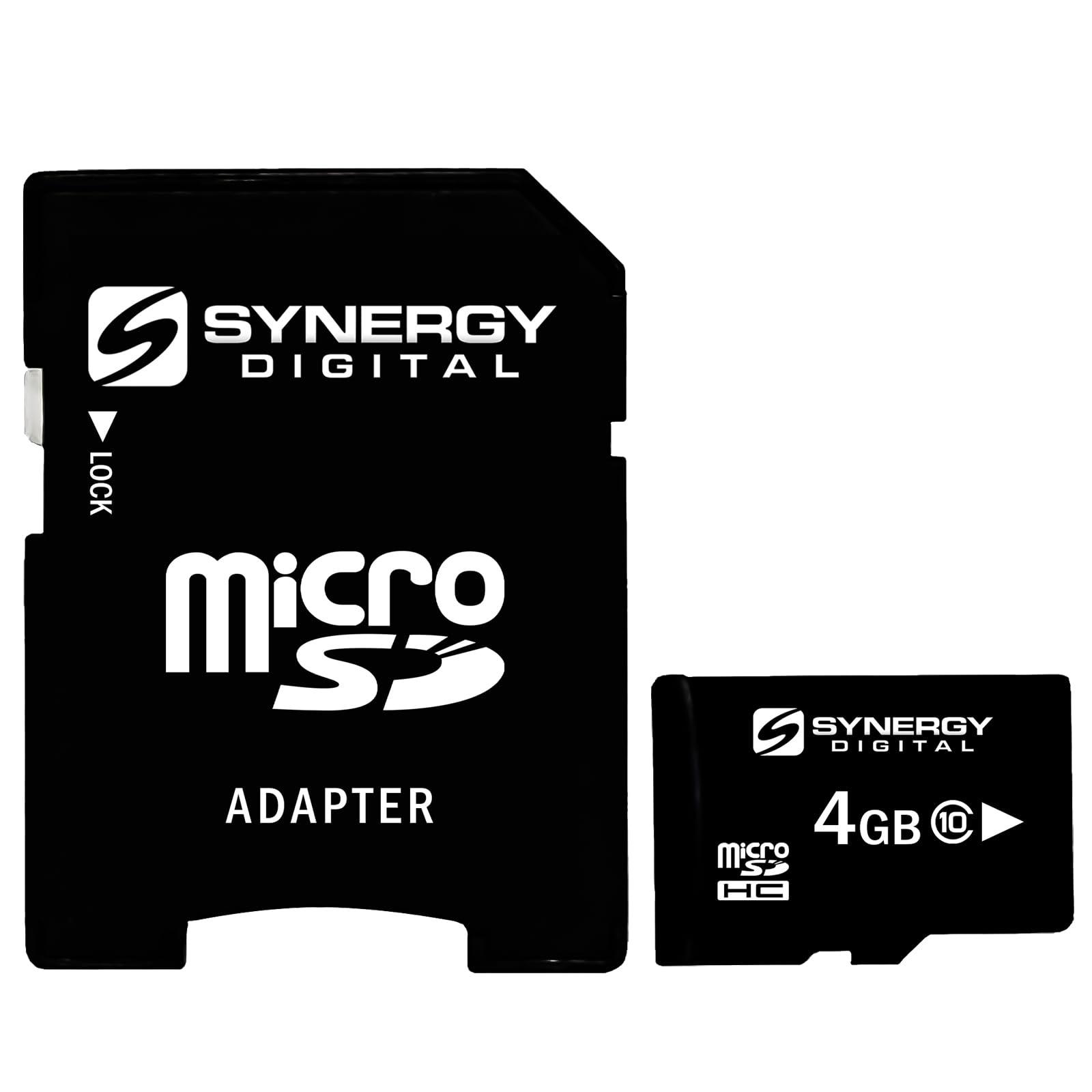 Synergy Digital Synergy Digital 4GB Micro SDHC Secure Digital Memory Cards, Compatible with Huawei Ascend 2 Cell Phone - Class 10, 20MB/s - Pack of 5