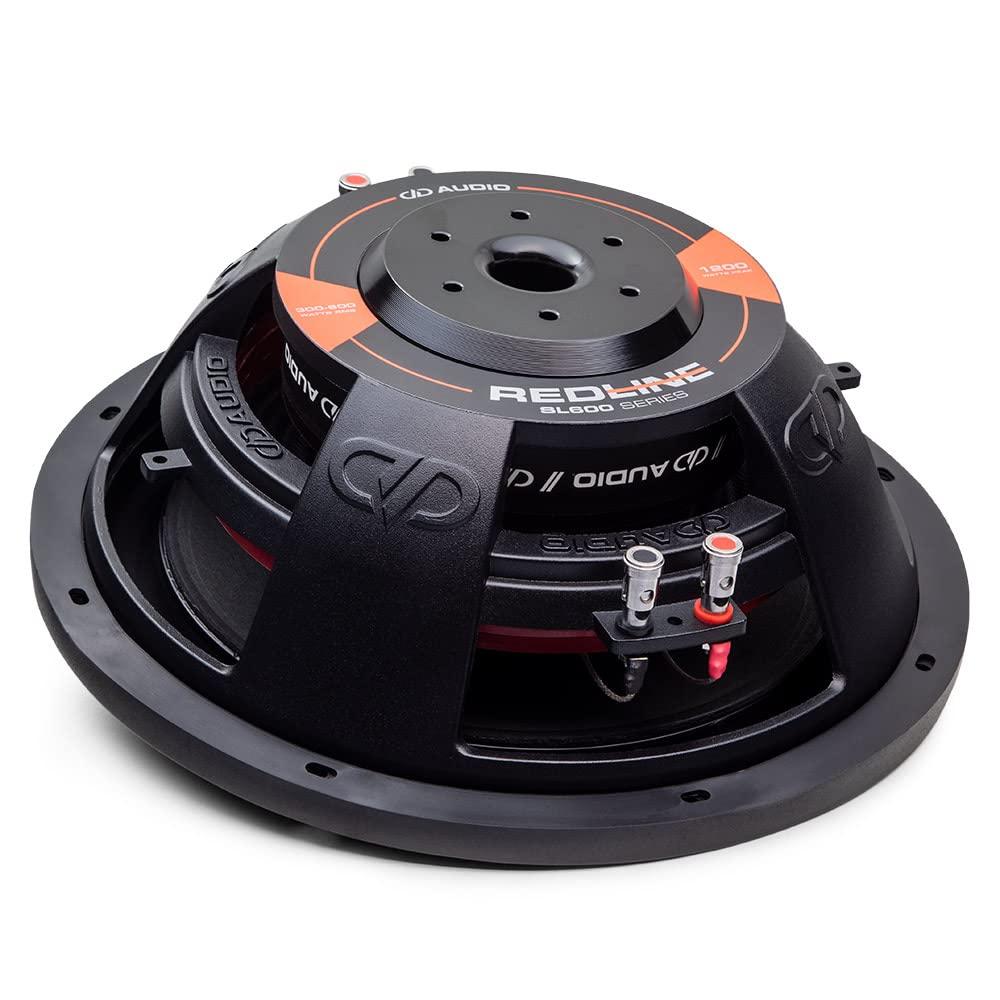 DD Audio DD Audio SL612-D4 12" Slim Shallow 1200W Dual 4-OHMS Car Subwoofer Speaker