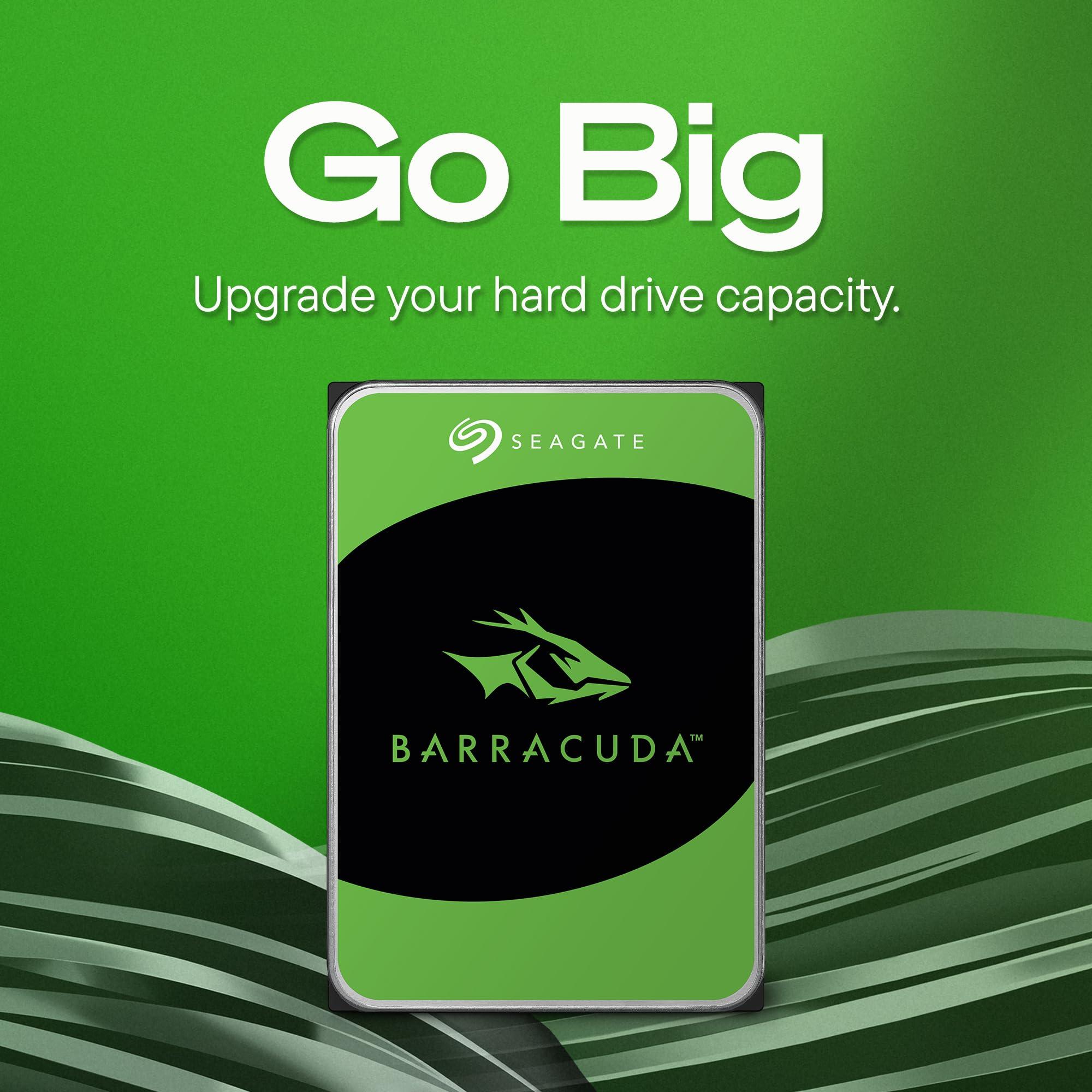 Seagate Seagate BarraCuda 2TB Internal Hard Drive HDD 3.5 Inch SATA 6Gb/s 7200 RPM 256MB Cache Frustration Free Packaging (ST2000DM008/ST2000DMZ08)