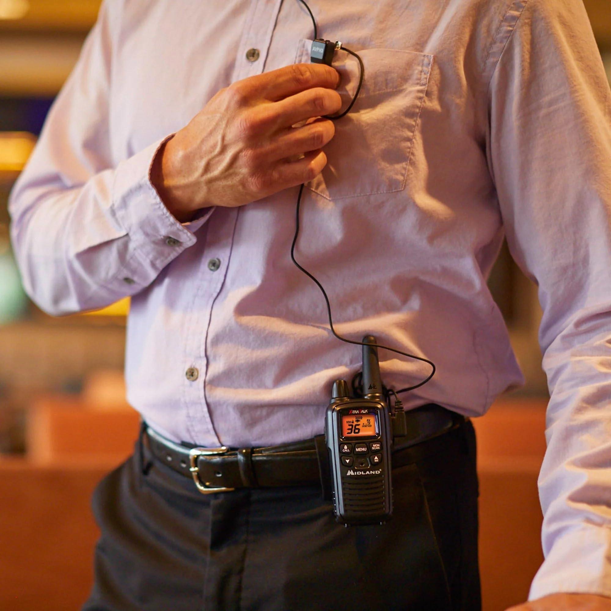 Midland Midland LXT600BBX4 FRS Business Bundle Black 8 Pack with headsets