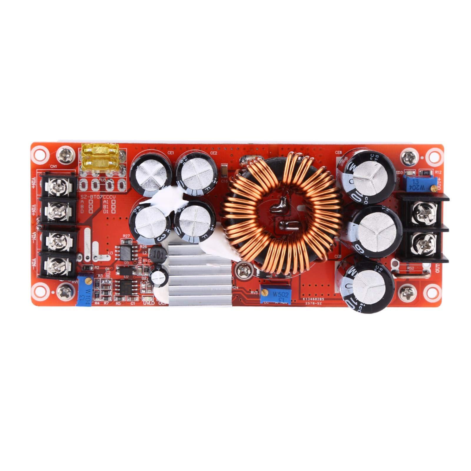 S erounder 1500W 30A DC-DC Boost Converter Step-up Power Supply Module Constant Voltage Constant Current Module Board Card in 10~60V Out 12~90V