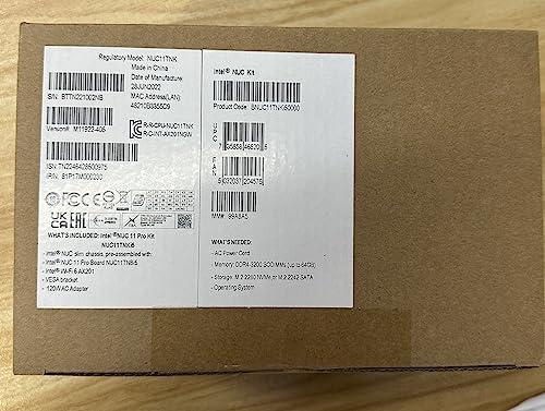 WEELIAO Intel NUC 11 Pro NUC11TNKv5 Home & Business Mini PC Mini Desktop 11th Gen. Intel Core i5-1145G7 Processor with Intel vPro Technology 2.6 GHz@28W, up to 4.4 GHz Turbo, 4C 8T(16G RAM,1T SSD)