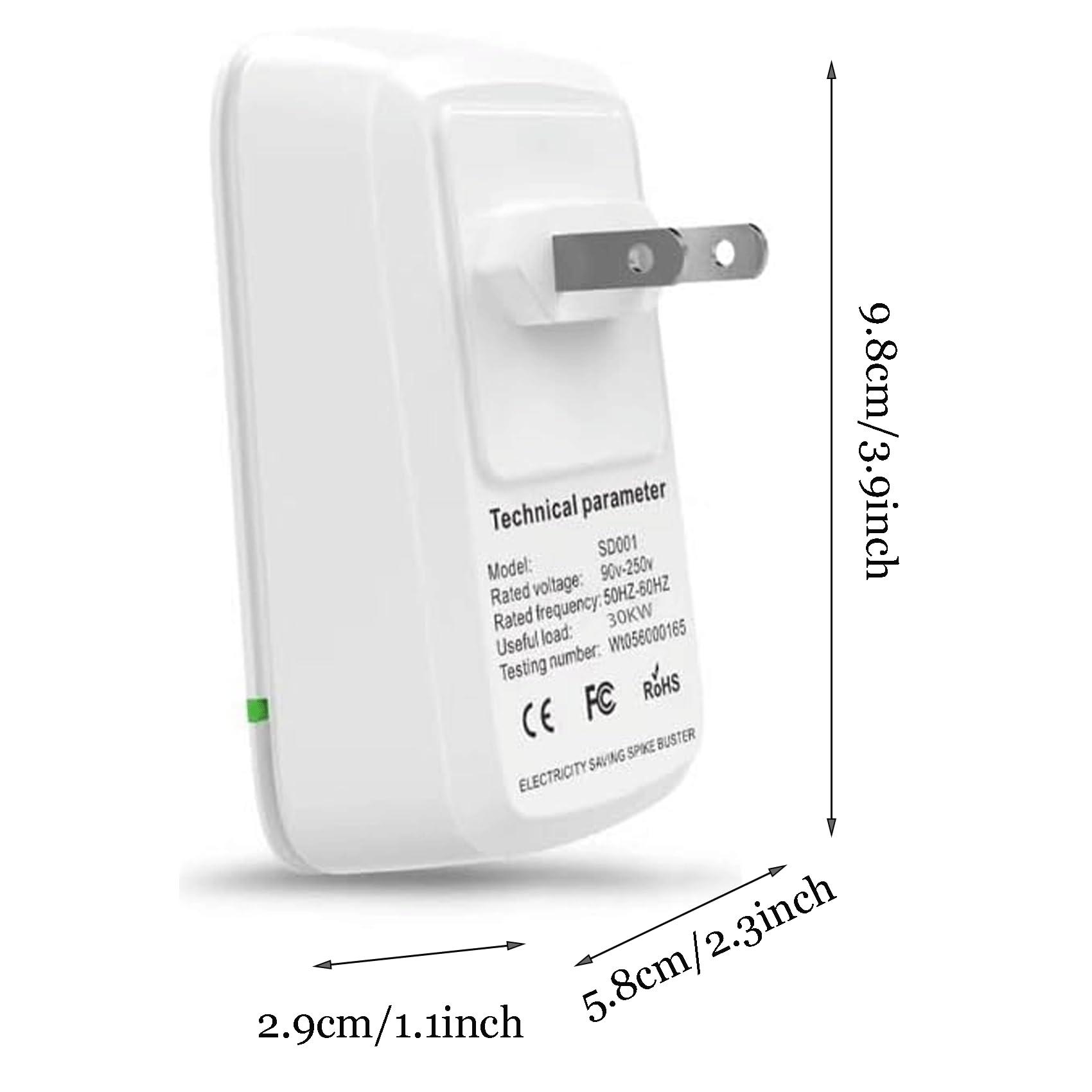 NZLTQO NZLTQO Stop Watt Energy Saving Device, Electricity Saving Box Power Energy Saver, Household Office Power Saver Energy Saving Device, Electricity Saving Box US Plug (4 Pcs)