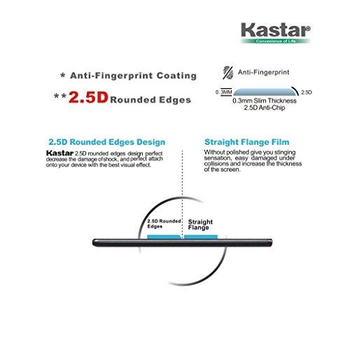 Kastar Kastar HTC one M7 Screen Protector (2-PACK), Premium Tempered Crystal Clear Glass Screen Protector for HTC One M7 801E/S AT&T, T-Mobile, Sprint, Verizon Smartphone