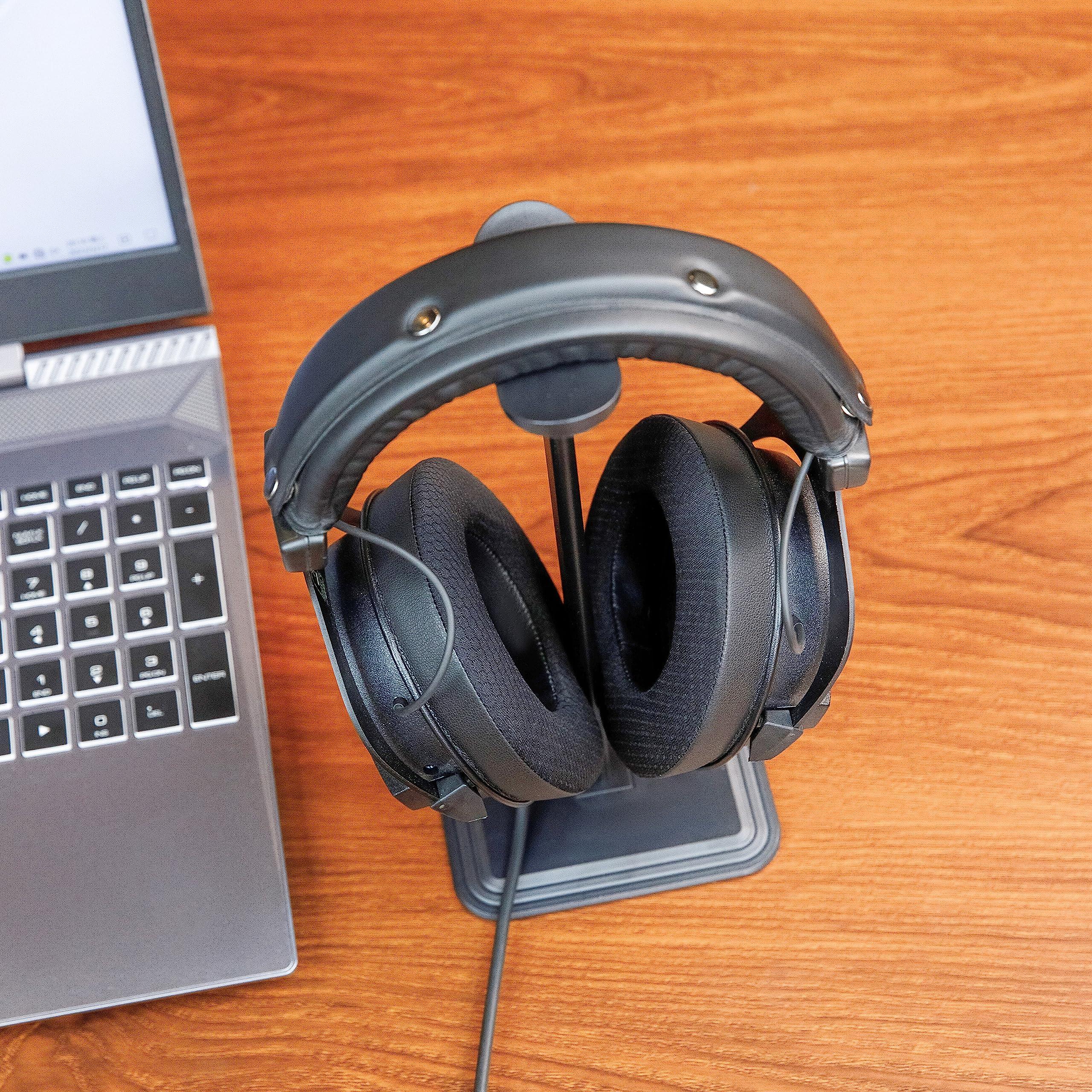 WC WC Freeze DT770 - Cooling Gel Ear Pads for Beyerdynamic DT770, DT990, DT880, MMX300, DT1770, DT1990 Headphones | Sport Fabric Exterior, Noise Isolation, Enhanced Foam, Cooler for Longer | Black