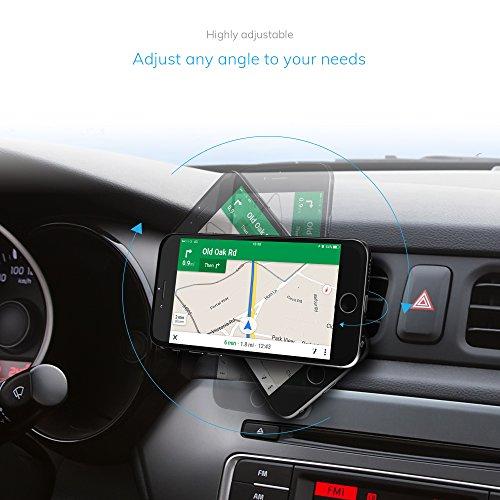 WUTEKU WUTEKU Magnetic Cell Phone Vent Holder Kit for Car - Works on All Vehicles, Phones and Tablets - Best Vent Mount - Compatible with iPhone XR, XS, 8, 7 and Galaxy S9, S8 by Pro Driver