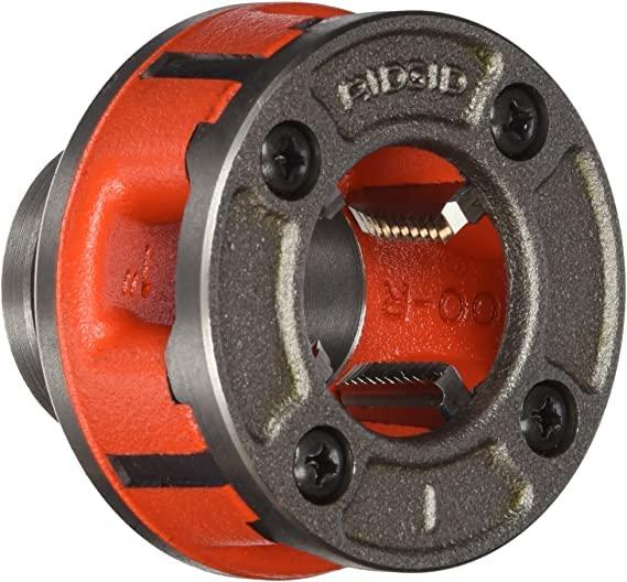 RIDGID RIDGID 37395 Model 12-R Hand Threader Die Head, Alloy Right-Handed NPT Die Head for Nominal Pipe Size of 3/4-Inches