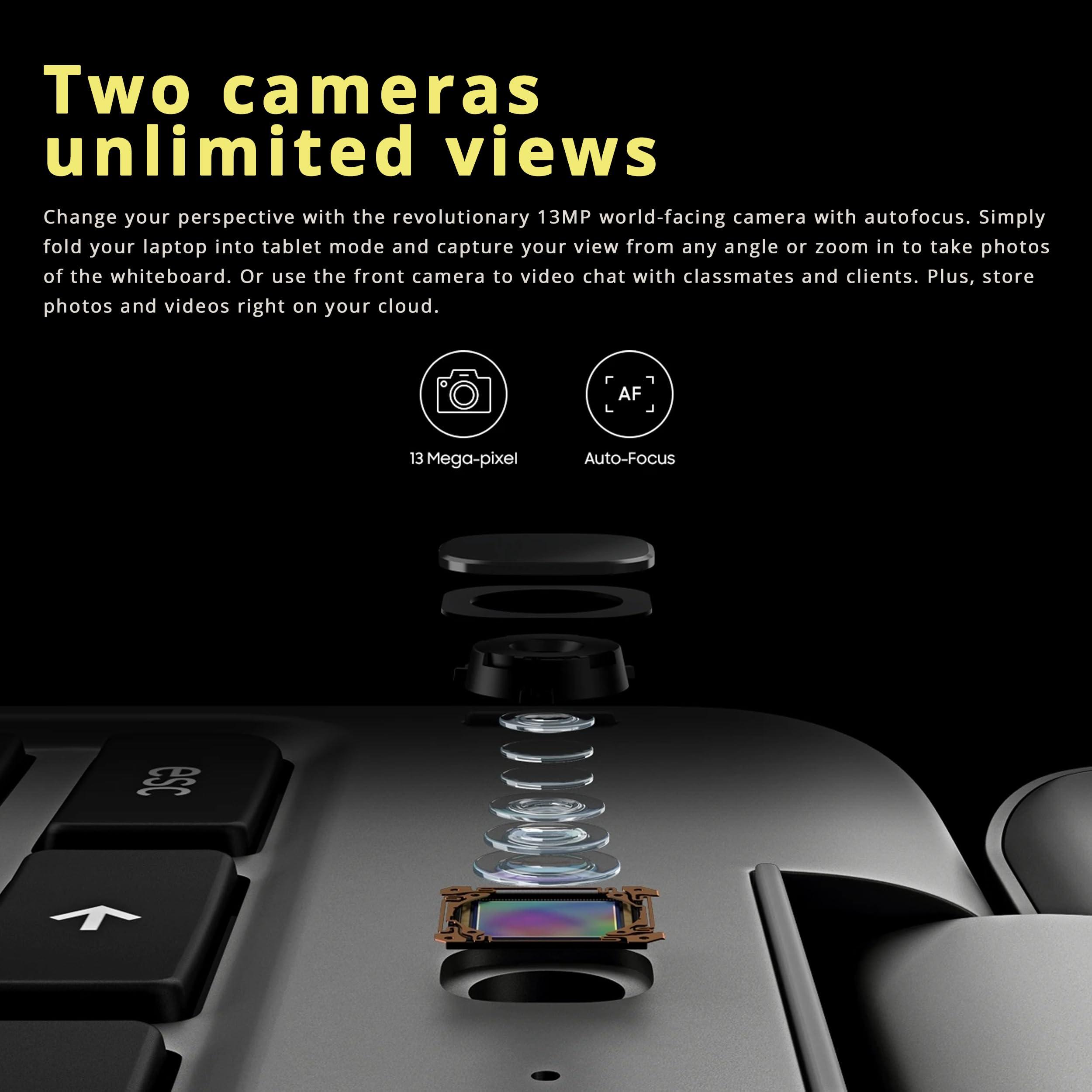 SAMSUNG SAMSUNG Chromebook Plus V2 2-in-1 Touchscreen Laptop, 12.2" WUXGA Display, Intel Celeron 3965Y, 4GB RAM, 64GB eMMC, HD Camera, Wi-Fi 5, Bluetooth Mouse, Stylus Pen, Chrome OS, Silver, 32GB USB Card