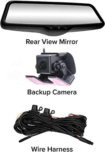 Master Tailgaters Master Tailgaters 10" OEM Rear View Mirror Dash Cam with 10" LCD Screen | Rearview Universal Fit | 1080p 30fps HD DVR | Dual Way Video Recorder with WiFi | Anti Glare | 1080p Backup Camera Included